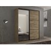 КААППИ-2 Шкаф-купе 2-х дверный 160*45 (зеркало/ЛДСП)