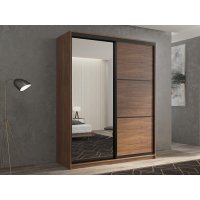 КААППИ-2 Шкаф-купе 2-х дверный 160*60 (зеркало/ЛДСП)