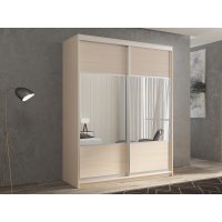 КААППИ-6 Шкаф-купе 2-х дверный 160*60 (ЛДСП/зеркало/ЛДСП/зеркало)