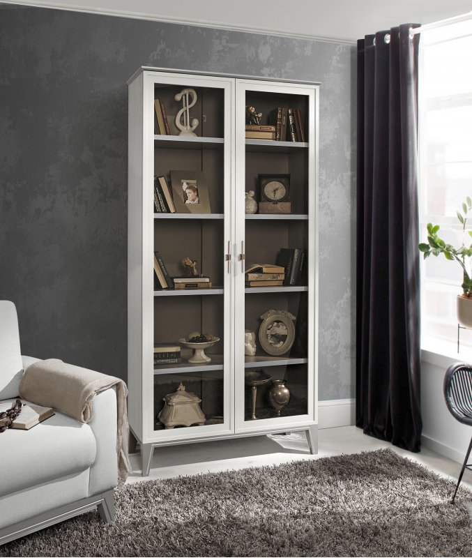 PALMARI P2230=БИБЛИОТЕКА 2 ДВ. ПОЛКИ ДСП 4 ШТ