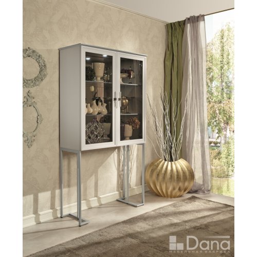 PALMARI P2330=БАР 2 ДВ. С ЗЕРКАЛОМ ПОЛКИ СТЕКЛО 2 ШТ НА МЕТАЛЛИЧЕСКИХ НОЖКАХ