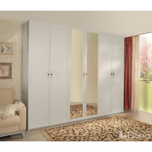 PALMARI P2590=ШКАФ 6 ДВ ЗЕРКАЛА 2 ШТ