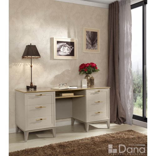 PALMARI P5900=ПИСЬМЕННЫЙ СТОЛ НА ДЕРЕВЯННЫХ НОЖКАХ 