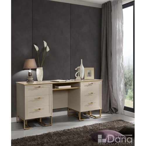 PALMARI P5910=ПИСЬМЕННЫЙ СТОЛ НА МЕТАЛЛИЧЕСКИХ НОЖКАХ 