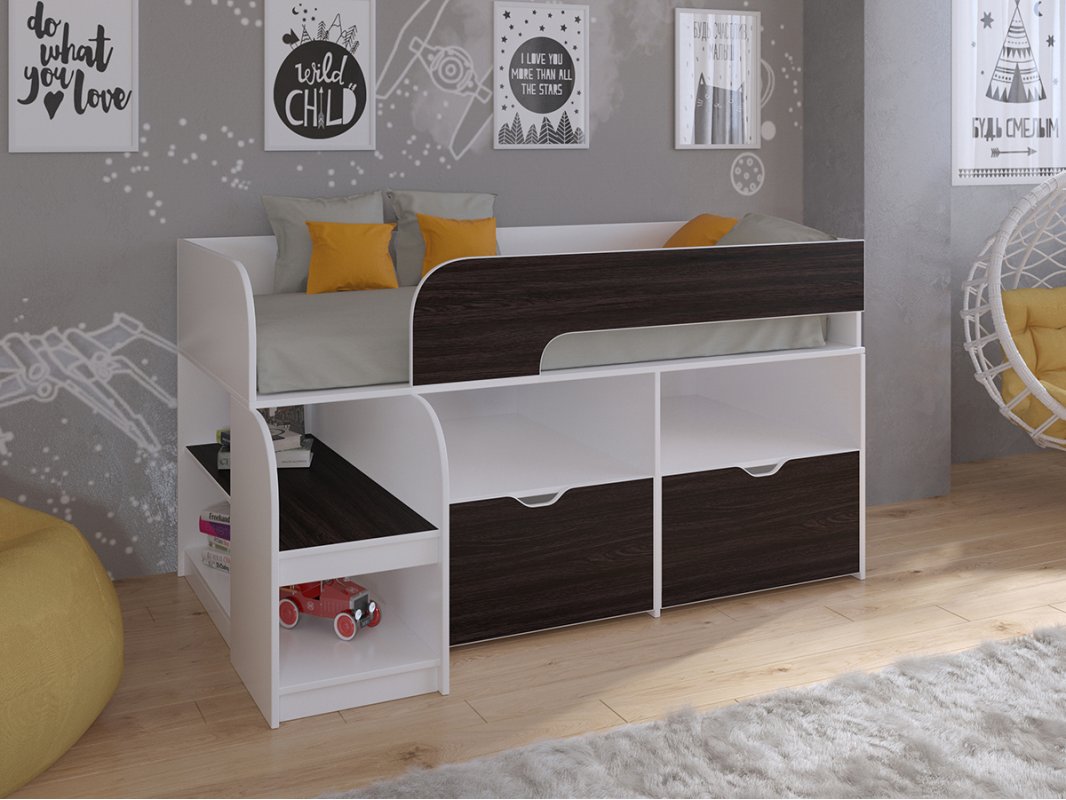 АСТРА 9 V6 детская кровать-чердак