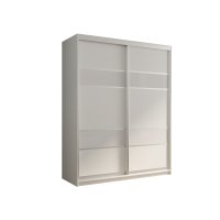 КААППИ-8 Шкаф-купе 2-х дверный 160*60 (ЛДСП/стекло белое) КААППИ-8 Шкаф-купе 2-х дверный 160*60 (ЛДСП/стекло белое)