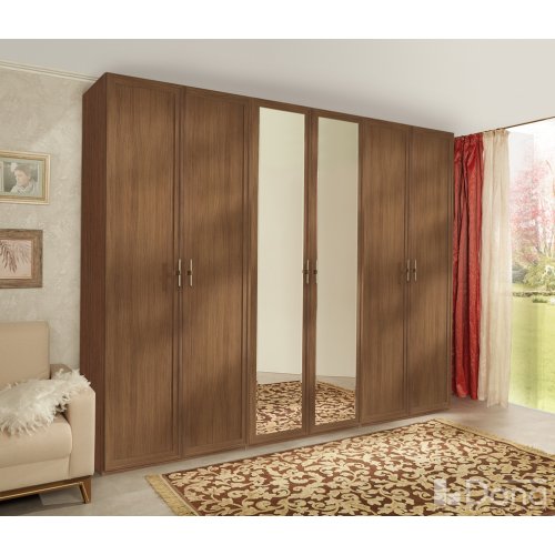 PALMARI P3590=ШКАФ 6 ДВ ЗЕРКАЛА 2 ШТ