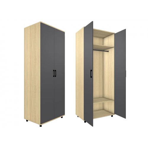 ГРЕЙС Шкаф 2-х дверный без зеркал ШК-5002