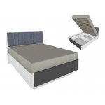 ГРЕЙС Кровать 1,2 (велюр) с подъемным механизмом КР-4011