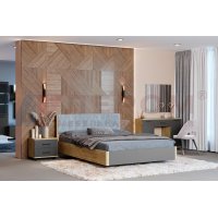 ГРЕЙС Кровать 1,2 (велюр) с подъемным механизмом КР-4011