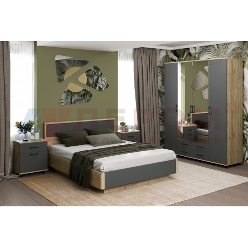 ГРЕЙС Кровать 1,8 с подъемным механизмом КР-4004