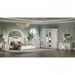 ОЛИВИЯ Туалетный стол с зеркалом с пуфом