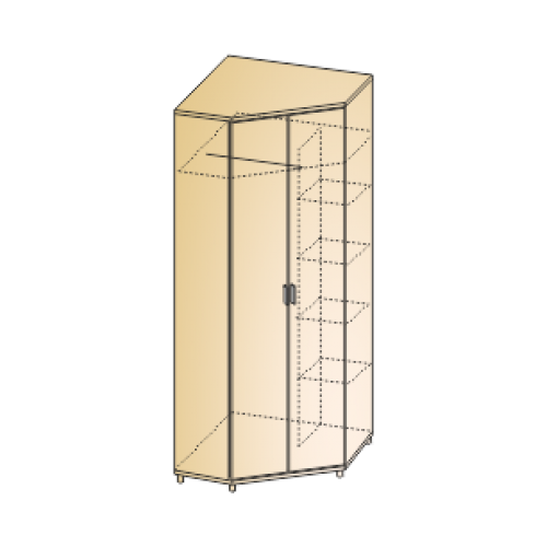 ГРЕЙС Шкаф ШК-5015
