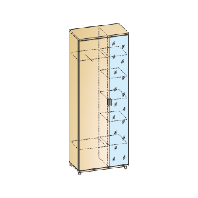 ГРЕЙС Шкаф ШК-5032