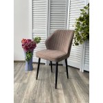 Стул VENA, цвет B5 Капучино, велюр / черный каркас М-City