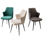 Стул HERMAN 360 град. ЗЕЛЕНЫЙ #19, велюр / черный каркас М-City