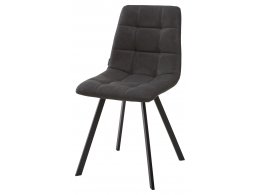 Стул CHILLI SQUARE RU-08 антрацит, PU / черный каркас М-City