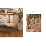 Стул JUNO G062-03 светлый беж, велюр / черный каркас М-City