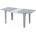 Стол EDWIN Бетон-Белый/ Бетон М-City