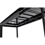 Стол CREMONA 180 KL-61 Под дерево, итальянская керамика / черный каркас М-City