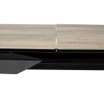 Стол CREMONA 180 KL-61 Под дерево, итальянская керамика / черный каркас М-City