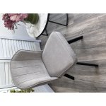 Стул MODE 360 град. поворот. B22 Серый, велюр / черный каркас, М-City