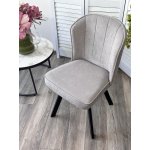 Стул MODE 360 град. поворот. B22 Серый, велюр / черный каркас, М-City