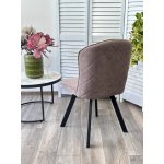 Стул MODE 360 град. поворот. B5 Капучино, велюр / черный каркас, М-City