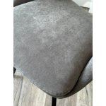 Стул ASP, 360 град. поворот. B28 Темно-серый, велюр / черный каркас, М-City