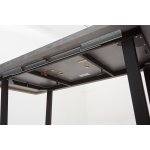 Стол ЛОФТ 160 Бетон Портленд/ Черный М-City