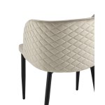 Стул Оскар велюр шампань