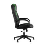 Кресло игровое TopChairs ST-CYBER 8 черный/салатовый