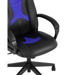 Кресло игровое TopChairs ST-CYBER 8 черный/синий