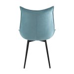 Стул Осло велюр пыльно-голубой