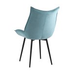 Стул Осло велюр пыльно-голубой