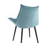 Стул Осло велюр пыльно-голубой