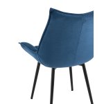 Стул Осло велюр синий