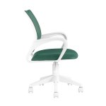 Кресло офисное TopChairs ST-BASIC-W зеленый крестовина пластик белый