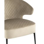 Кресло лаунж Royal велюр бежевый