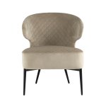 Кресло лаунж Royal велюр бежевый