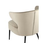 Кресло лаунж Royal велюр бежевый