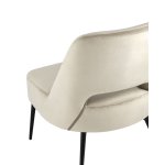 Кресло лаунж Бостон велюр бежевый