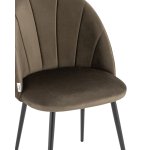 Стул Логан велюр коричневый