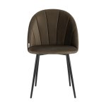 Стул Логан велюр коричневый