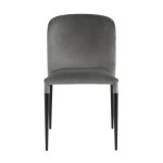 Стул Лори велюр серый