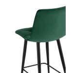 Стул полубарный Джанго велюр зелёный высота сиденья 60 см