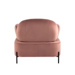 Кресло Кэнди с подлокотниками велюр пыльно-розовый