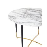 Стол обеденный Даймакс 110*110 белый мрамор