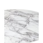 Стол обеденный Даймакс 110*110 белый мрамор