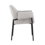 Кресло Бесс рогожка светло-серый